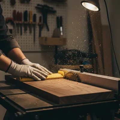 Optimizing table saw feed rate and cutting technique for clean, burn-free cuts.